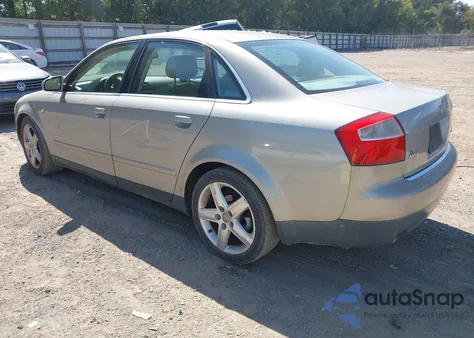 2003 Audi A4 3.0 из США, поврежденный, VIN WAULT68E23A203829